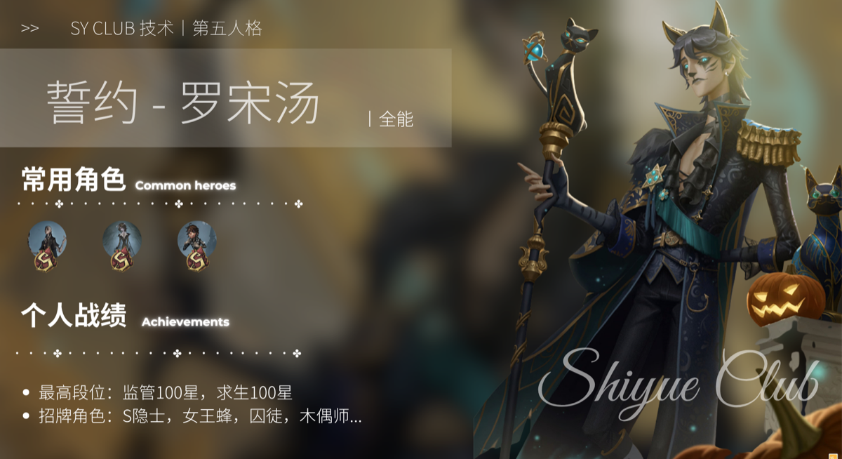 罗宋汤 IDV 成员档案